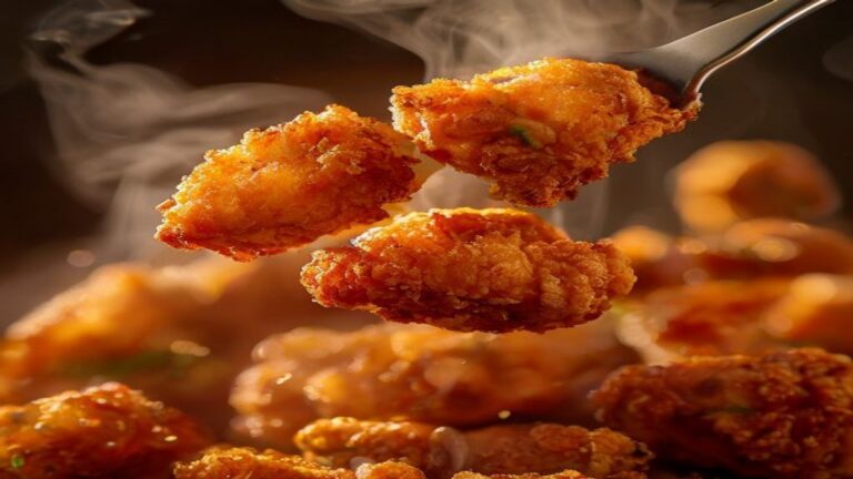 Crispy Garlic Parmesan Air Fryer Chicken Bites