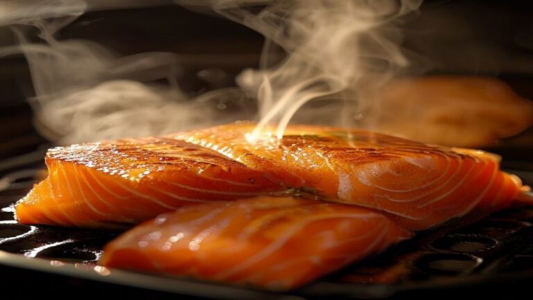 Crispy Honey Garlic Air Fryer Salmon