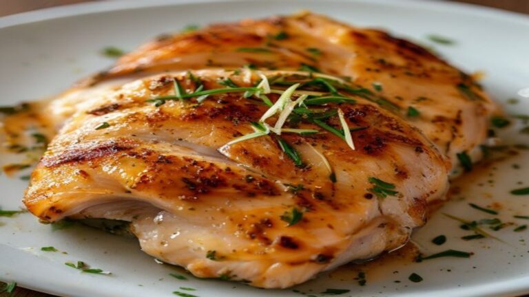 Juicy Garlic Herb Air Fryer Chicken Breast