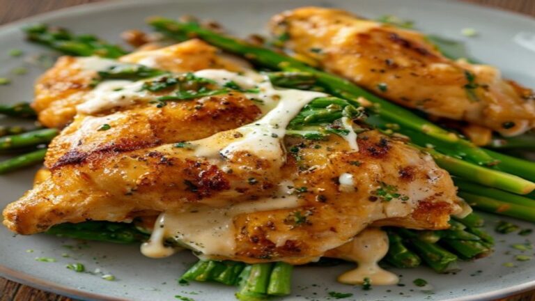 One-Pan Garlic Butter Lemon Chicken & Asparagus