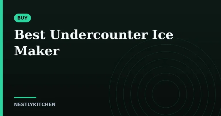 Best Undercounter Ice Maker