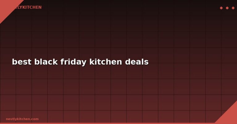 best black friday kitchen deals