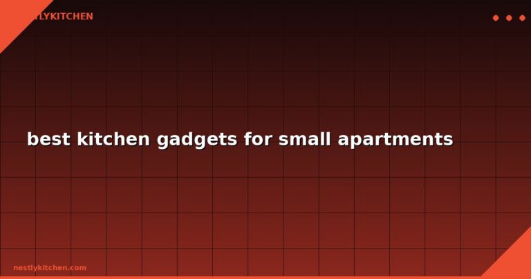 best kitchen gadgets for small apartments