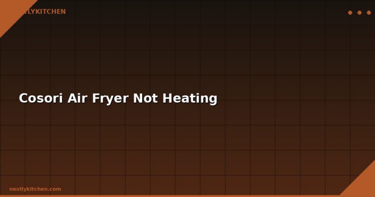 Cosori Air Fryer Not Heating
