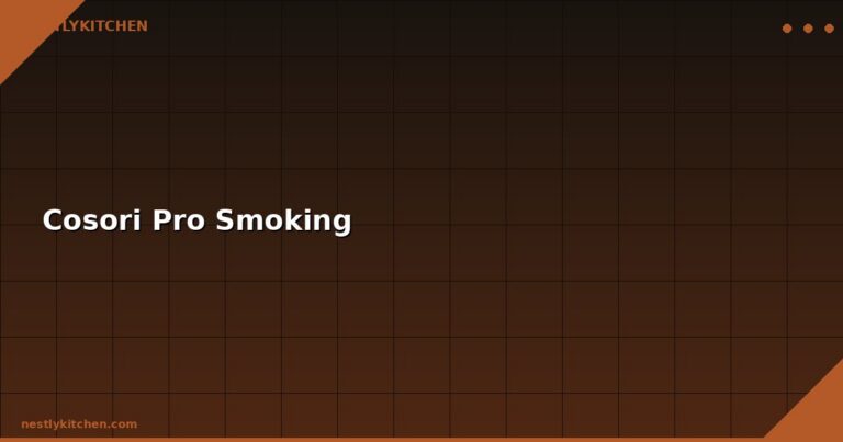 Cosori Pro Smoking