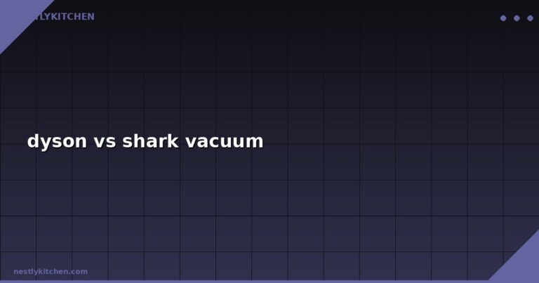 dyson vs shark vacuum