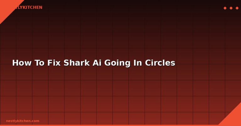 How To Fix Shark Ai Going In Circles