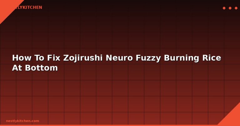 How To Fix Zojirushi Neuro Fuzzy Burning Rice At Bottom