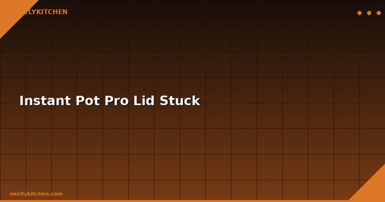 Instant Pot Pro Lid Stuck