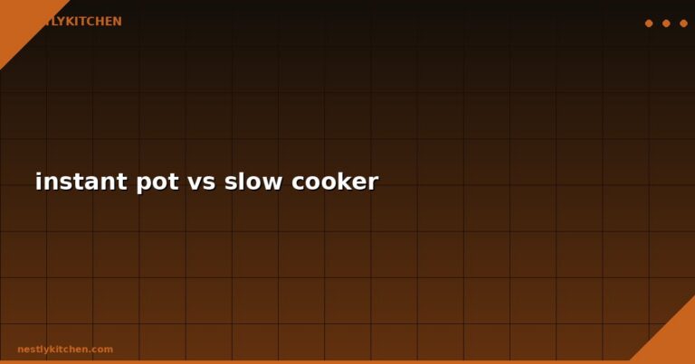 instant pot vs slow cooker