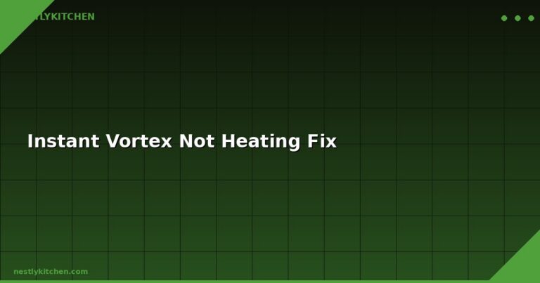 Instant Vortex Not Heating Fix