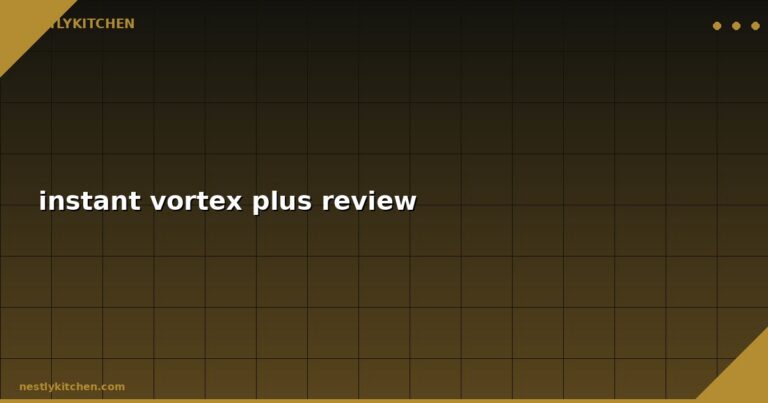 instant vortex plus review