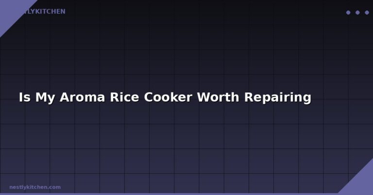Is My Aroma Rice Cooker Worth Repairing