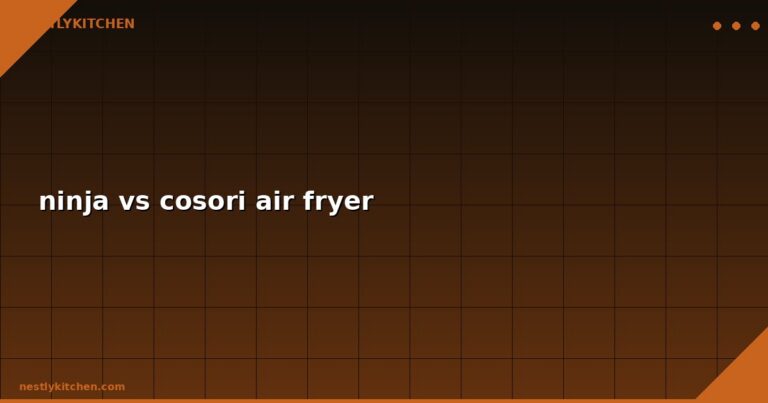 ninja vs cosori air fryer