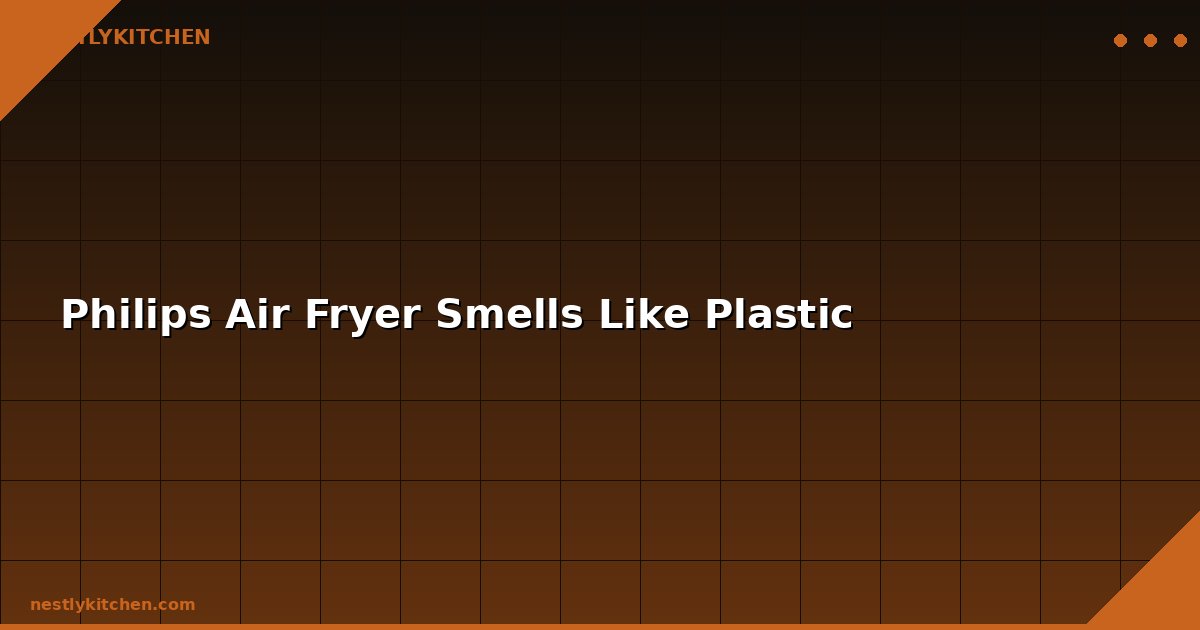 Philips Air Fryer Smells Like Plastic