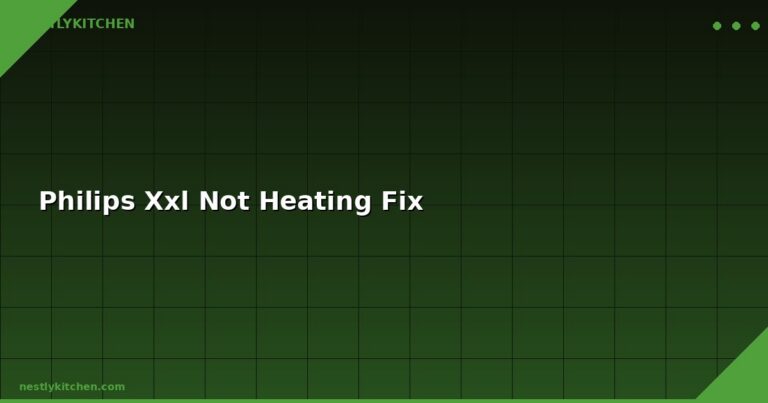 Philips Xxl Not Heating Fix