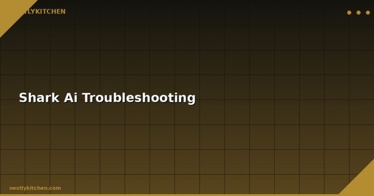 Shark Ai Troubleshooting