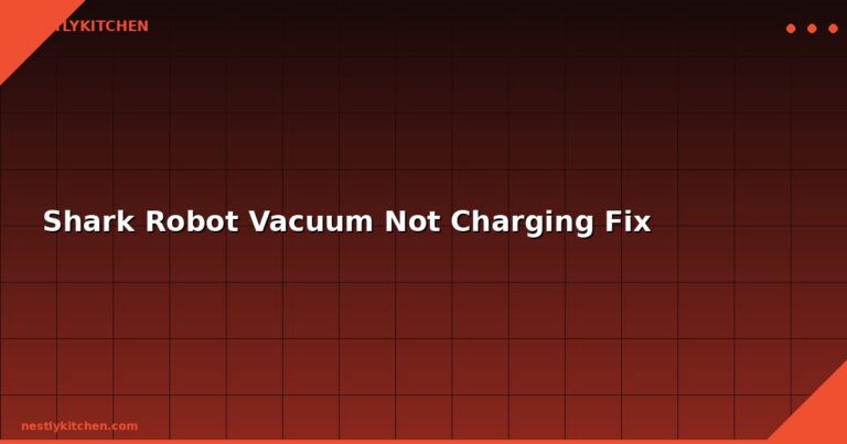 Shark Robot Vacuum Not Charging Fix