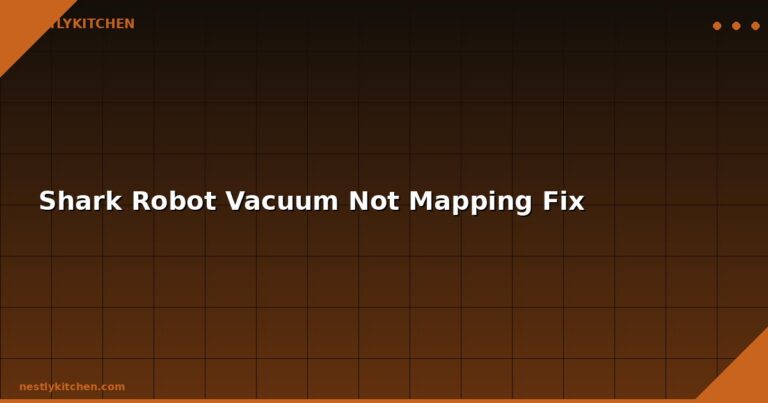 Shark Robot Vacuum Not Mapping Fix