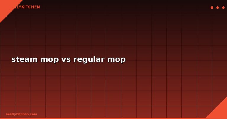 steam mop vs regular mop