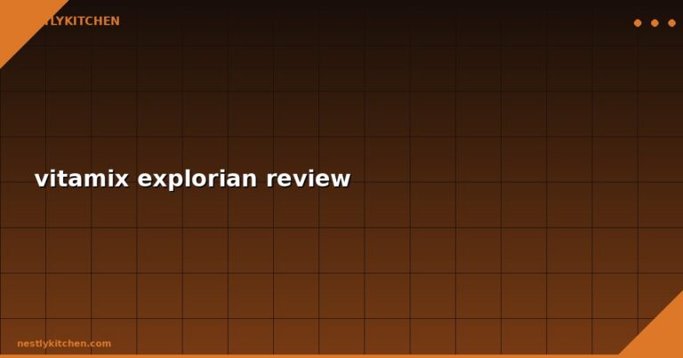 vitamix explorian review