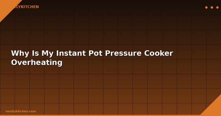 Why Is My Instant Pot Pressure Cooker Overheating