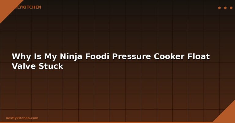 Why Is My Ninja Foodi Pressure Cooker Float Valve Stuck