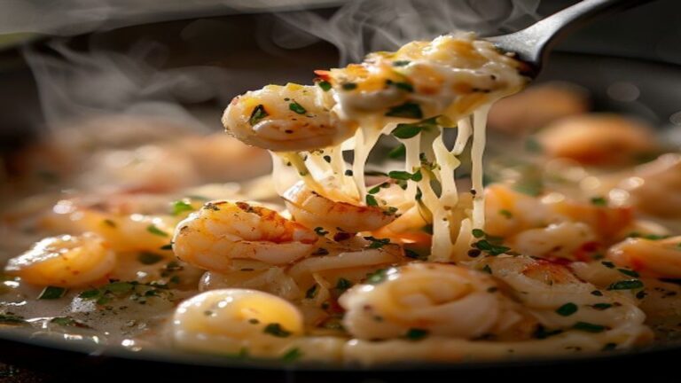 One-Pan Creamy Garlic Butter Shrimp & Pasta