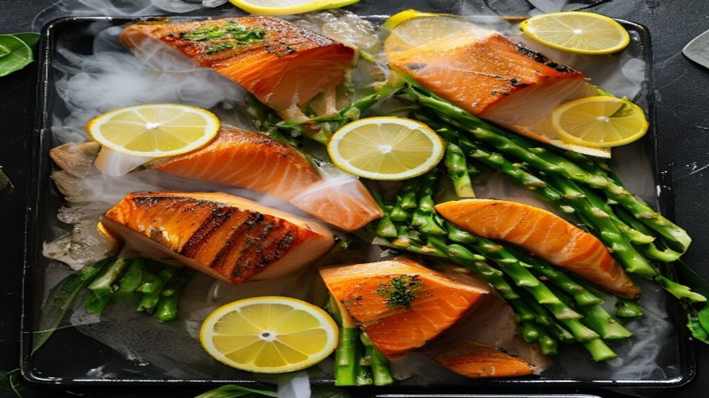 Sheet Pan Honey-Garlic Salmon & Asparagus